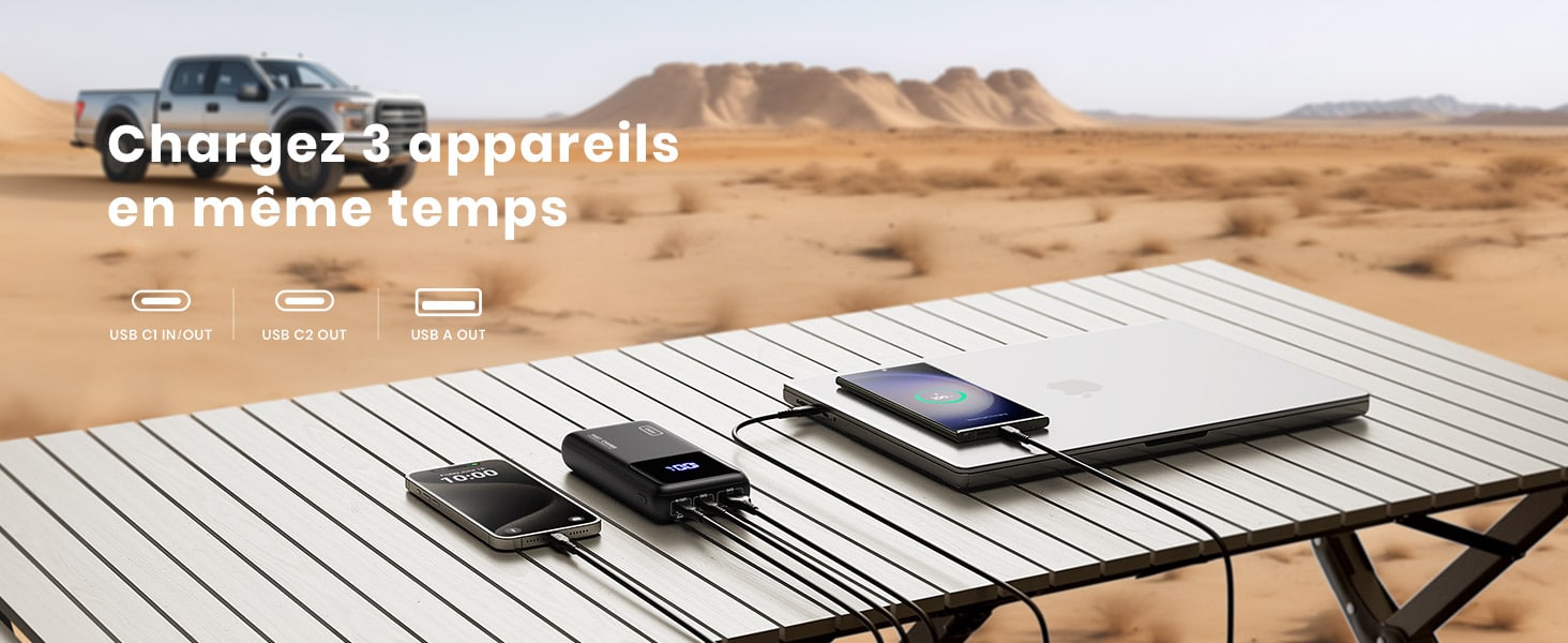 3 appareils en même temps