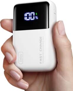 INIU Batterie Externe 25000mAh 100W Power Bank Blanc Format Mini - MacBook iPhone Samsung