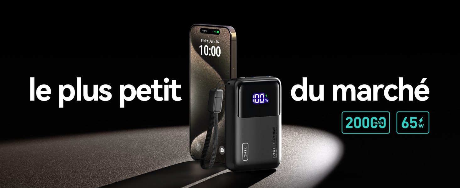 Batterie externe la plus petite du marché