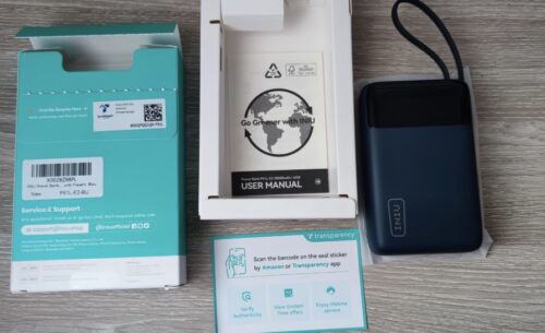 INIU Batterie Externe 25000mAh 100W Power Bank MacBook Steam Deck iPhone Samsung photo review