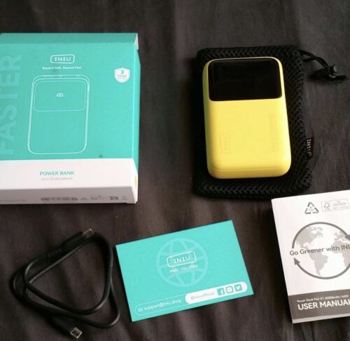 INIU Batterie Externe 25000mAh 100W Power Bank MacBook Steam Deck iPhone Samsung photo review