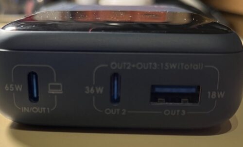 INIU Batterie Externe 25000mAh 100W Power Bank MacBook Steam Deck iPhone Samsung photo review
