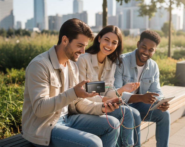Témoignages clients satisfaits INIU - Utilisateurs heureux avec produits batteries externes