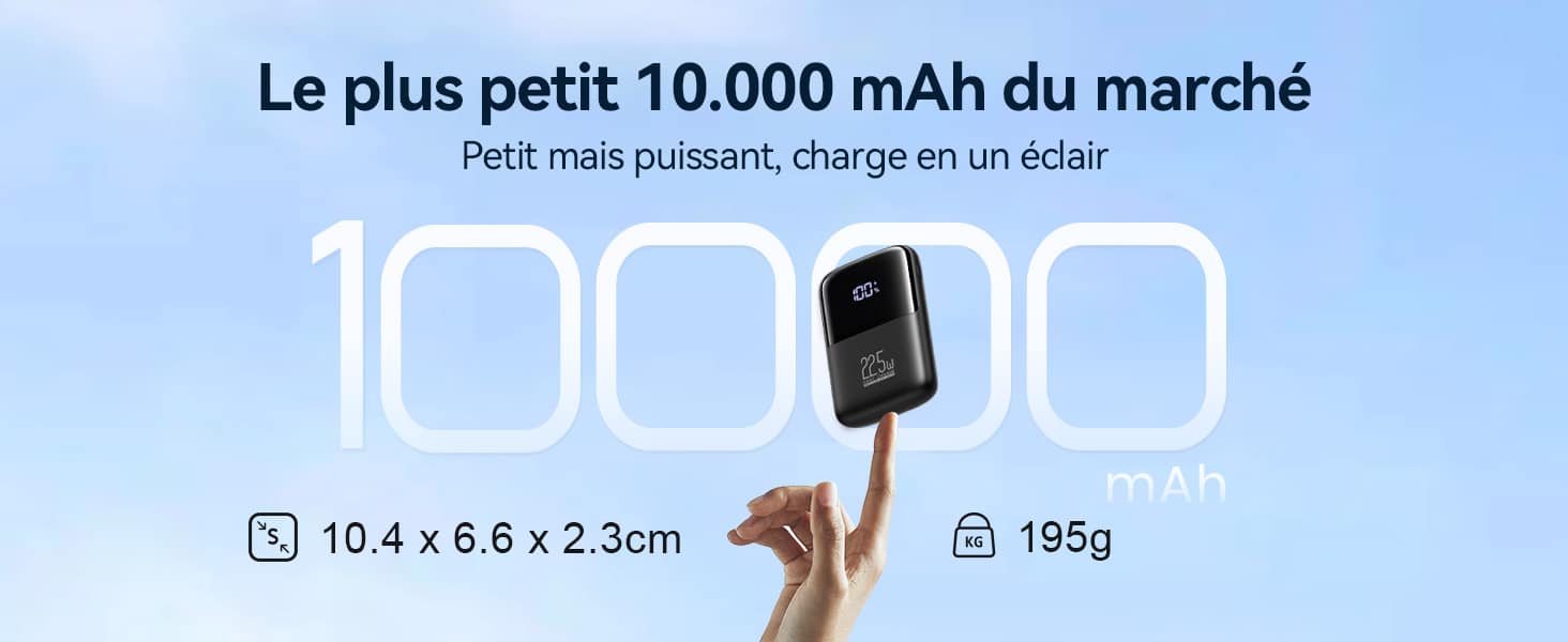 Plus petit 10000mAh du marché