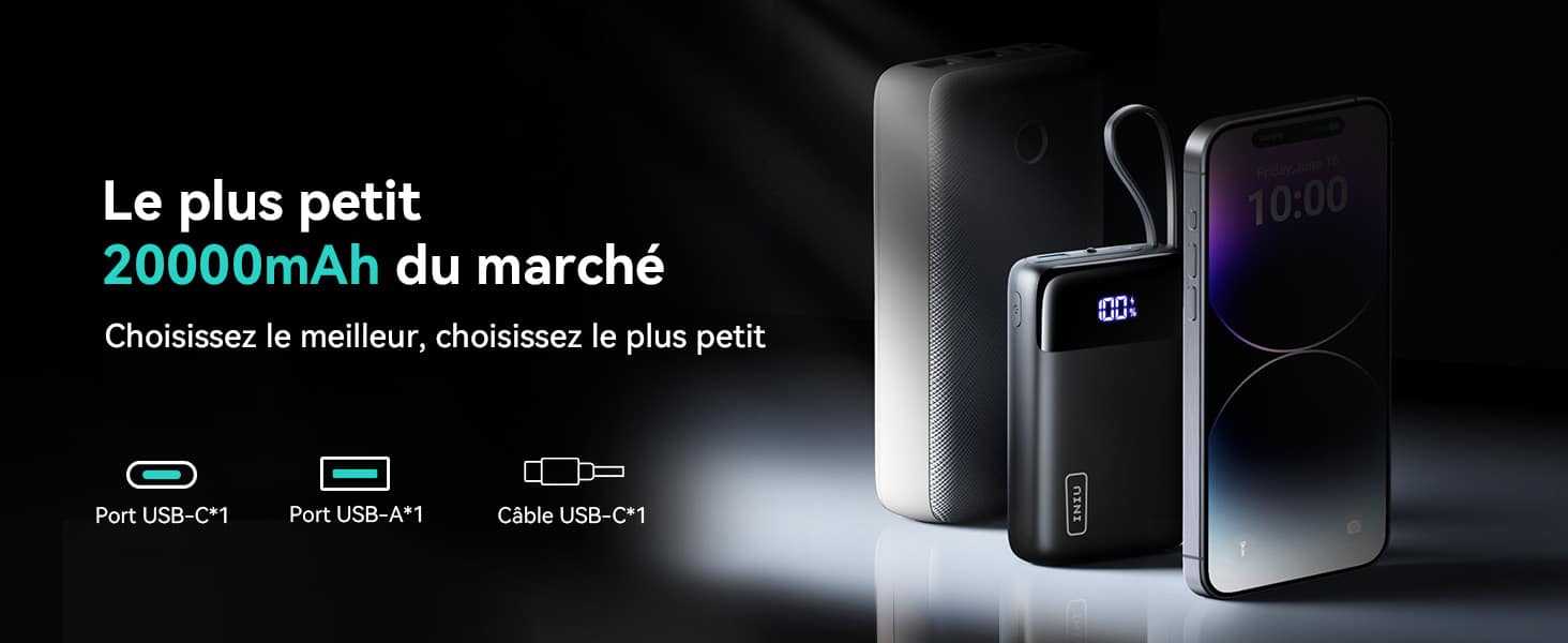 Plus petit 20000mAh