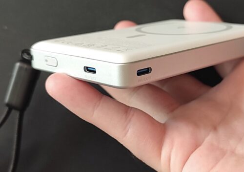 INIU Batterie Externe MagSafe 10000mAh 45W Qi2 Certifiée Blanc - Charge Sans Fil 30W Ultra-Rapide iPhone 17/16/15/14/13/12 Pro Max photo review